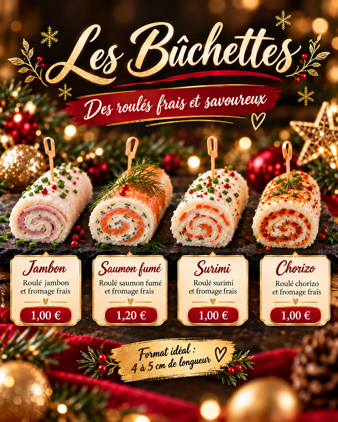 🎄 Bûchettes Apéritives