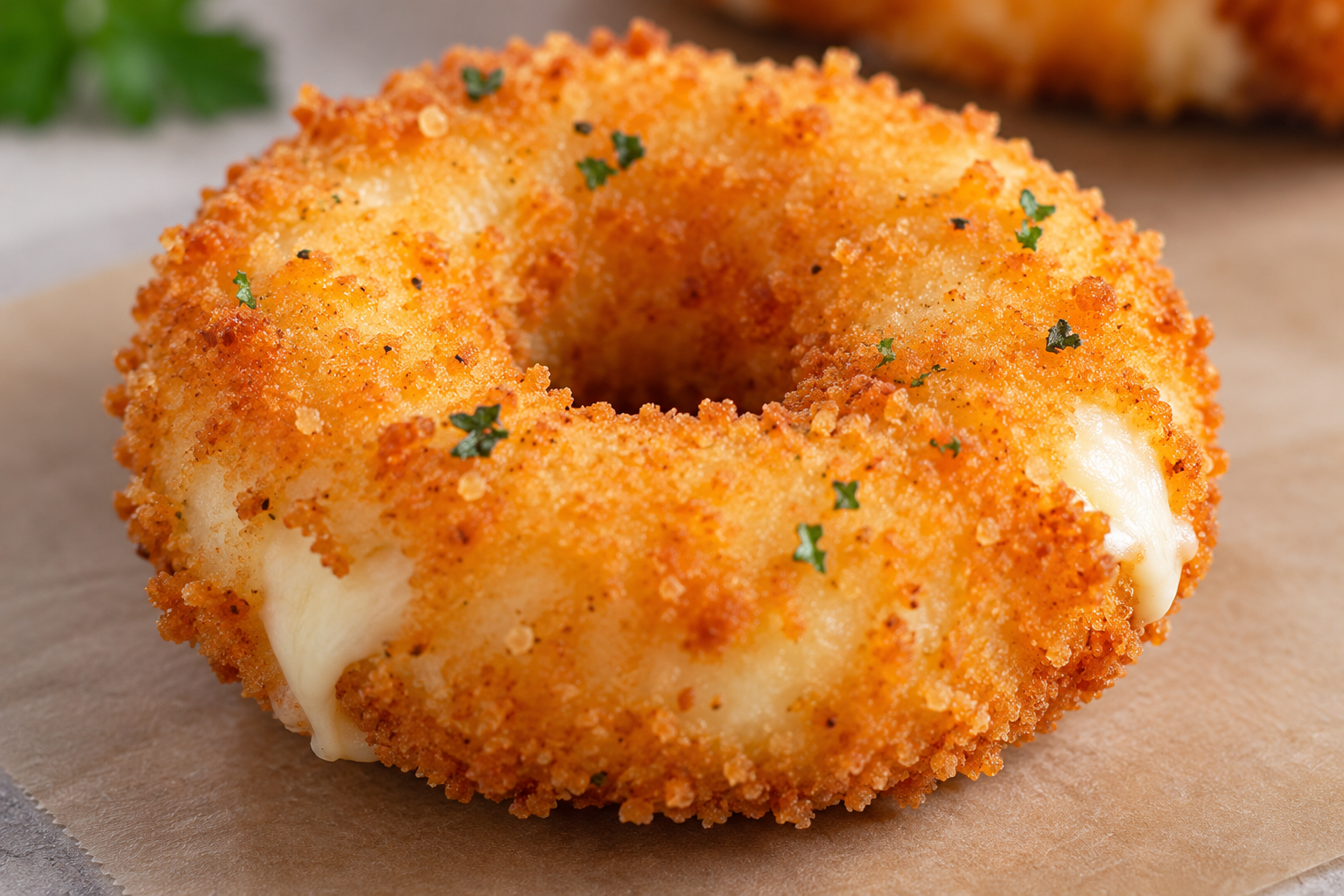 Mini Donut Mozzarella Pané