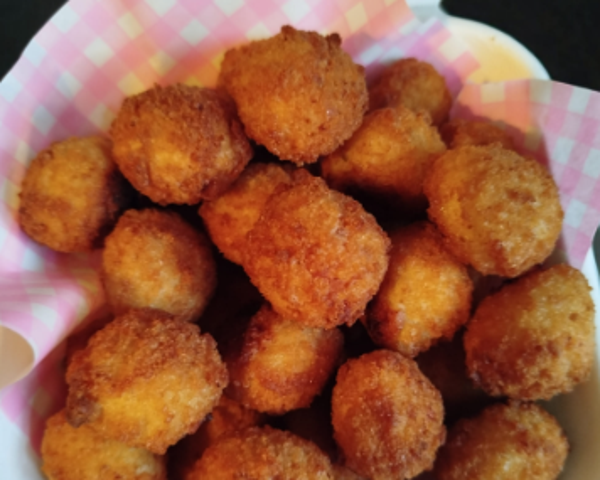 Mini fishballs de cabillaud pané – Box de 30 pièces