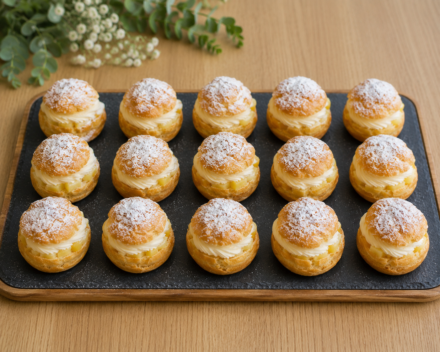 Mini choux fruités – 15 pièces