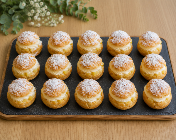 Mini choux fruités – 15 pièces