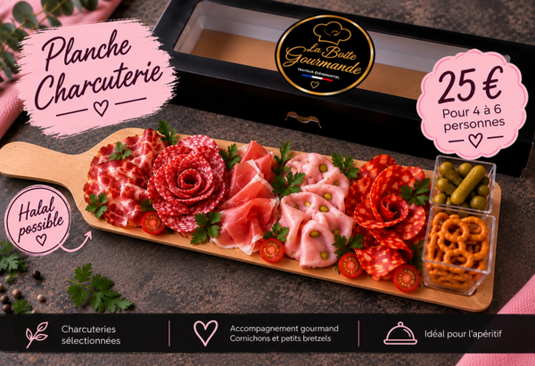 Planche de charcuterie – 4 à 6 personnes