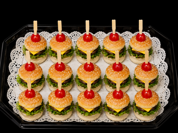 Plateau de 15 mini-burgers