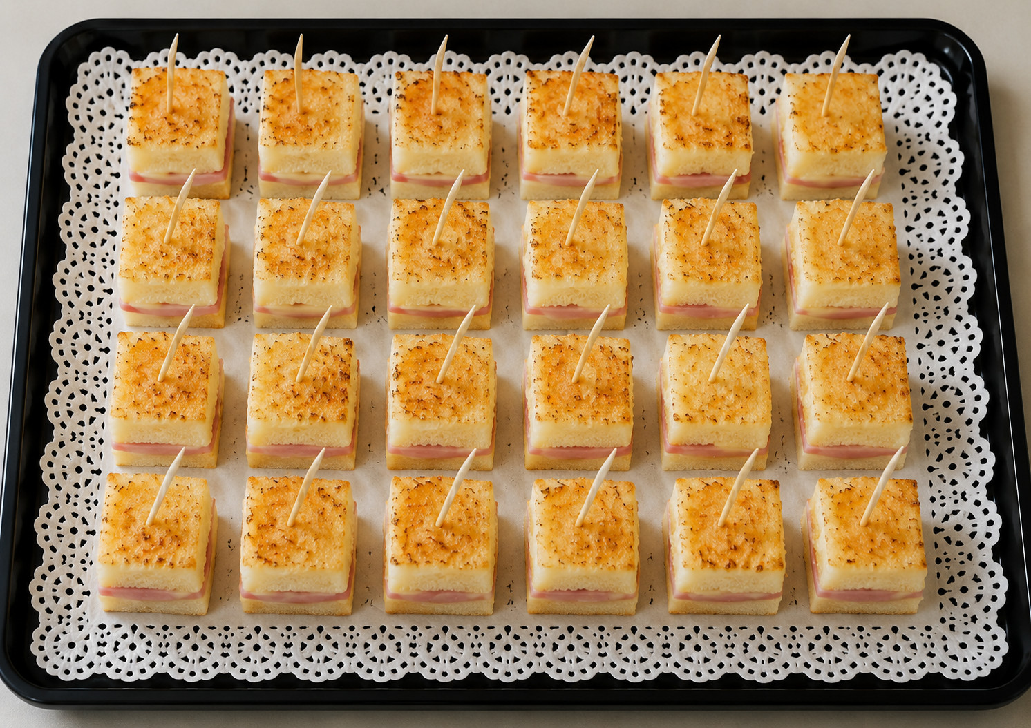 Plateau de 24 mini croque-monsieur