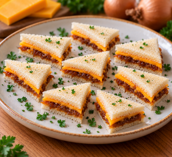 Mini-club Cheddar & Oignons confits 🧀8 pièces
