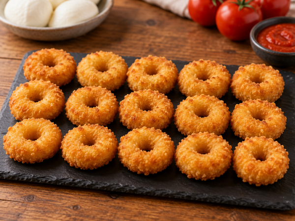 🧀 Mini Donuts Panés Mozzarella 15 pièces