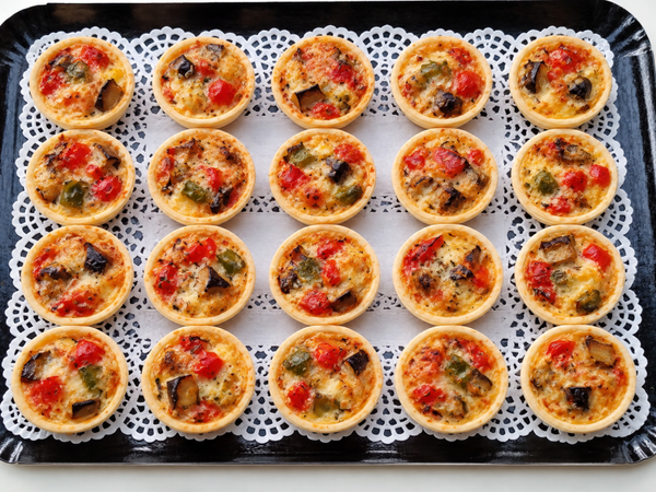 🌞 Mini Quiches aux Légumes du Soleil 20 pièces