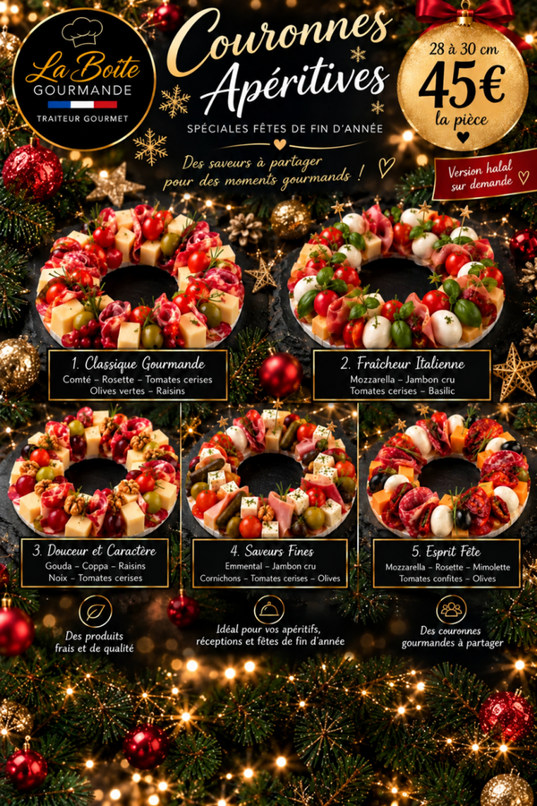 🎄 Couronnes Apéritives
