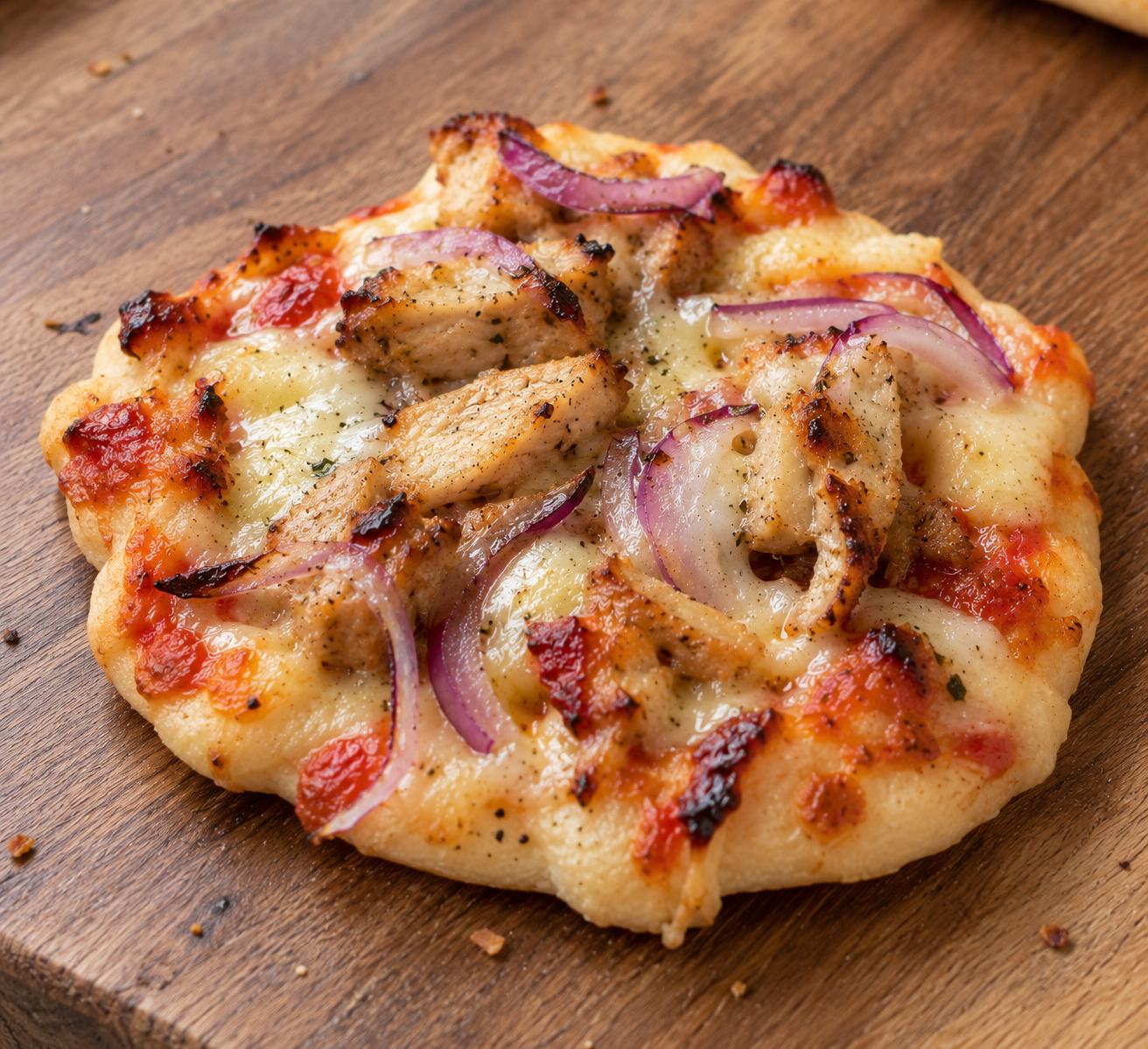 Mini Pizza Kebab au Poulet