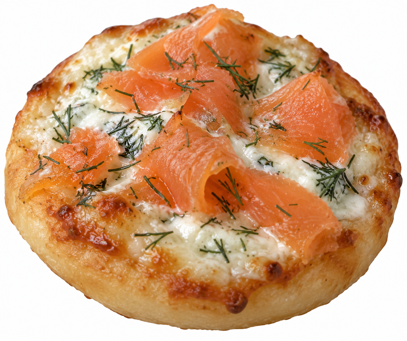 Mini Pizza au Saumon Fumé