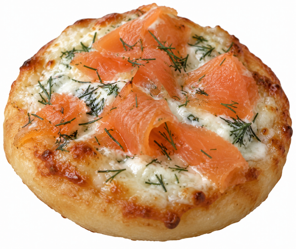Mini Pizza au Saumon Fumé
