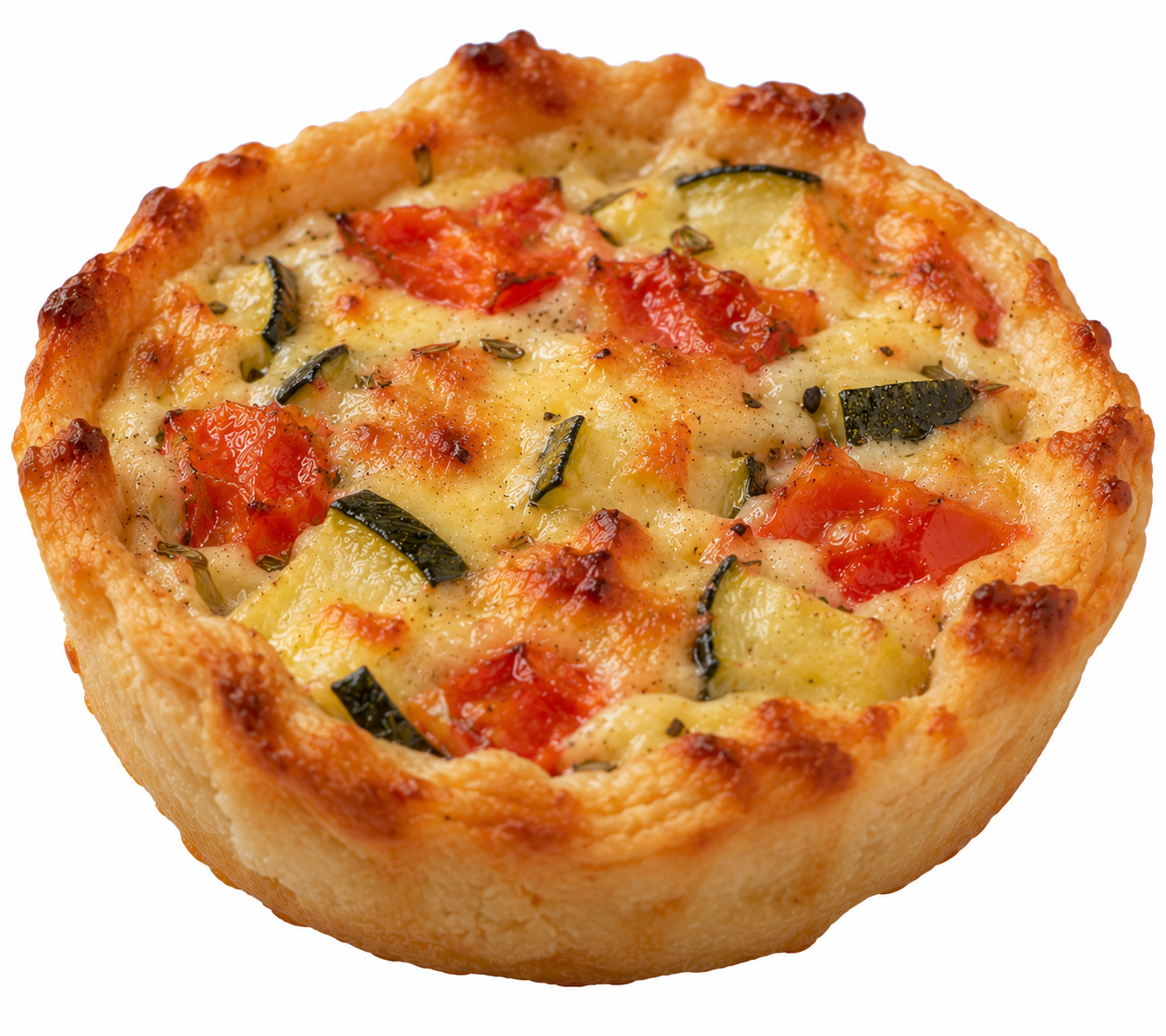 Mini Quiche Courgette & Tomate