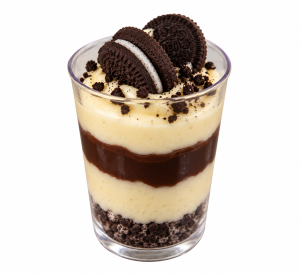 🍪 Verrine mousseline vanille & Oreo