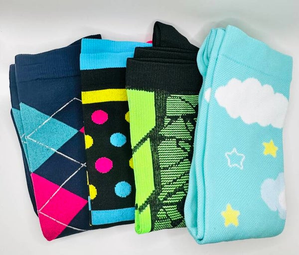 Mystery 4 Pack of Compression Socks