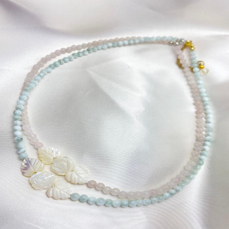 Natural Crystal Gem Necklace