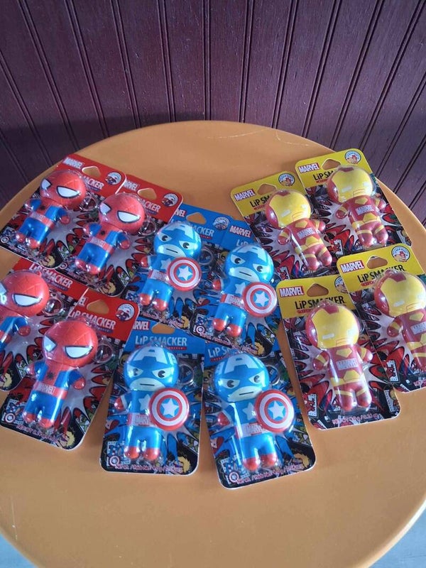 Keychain Lip smackers - super hero lip balm