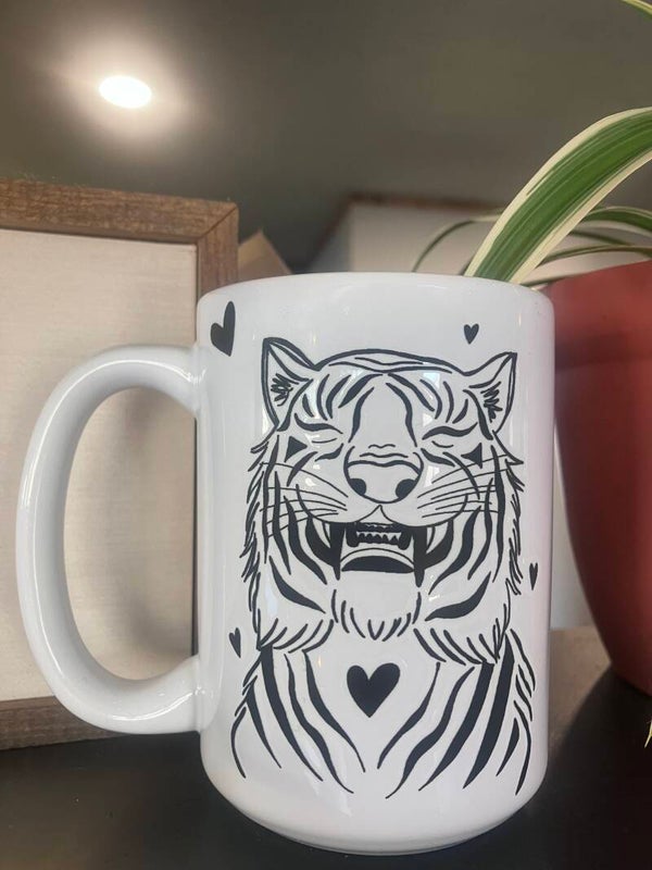 Tiger coffee mug