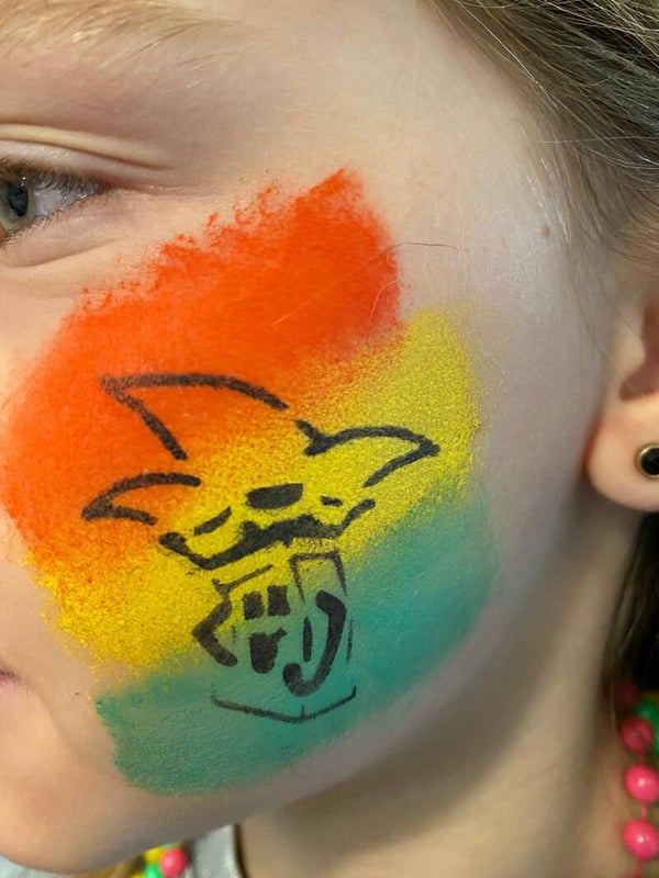 Schmink sjabloon Pompke