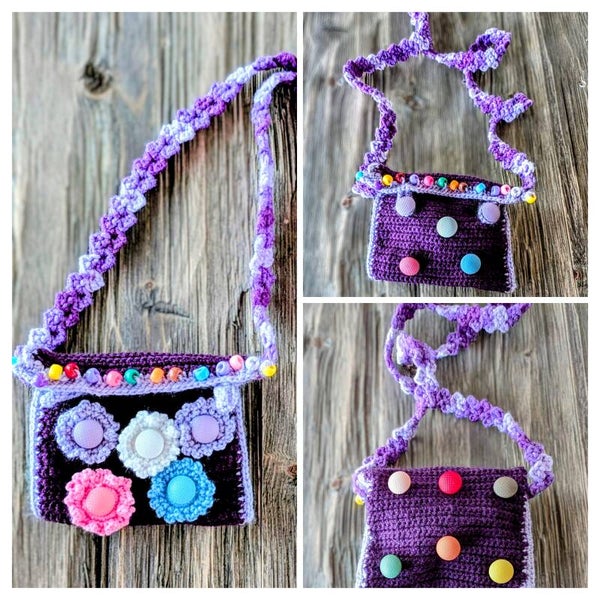 Sensorik-Blümchen-Tasche