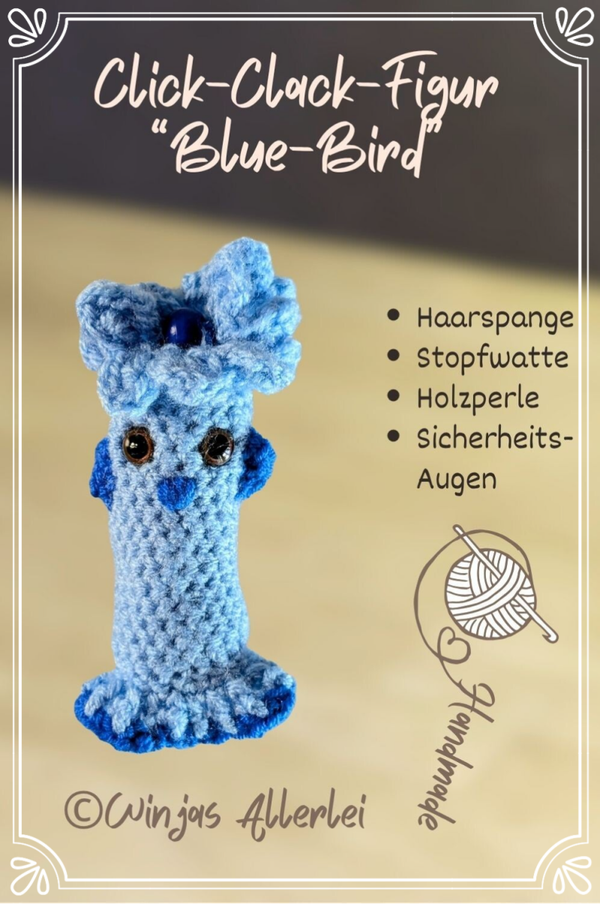 Click-Clack-Figur mit Stopfwatte