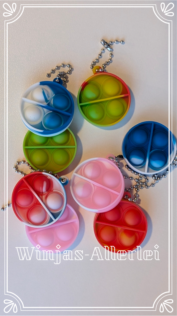 Schlüsselanhänger Bubbles-Pop-it