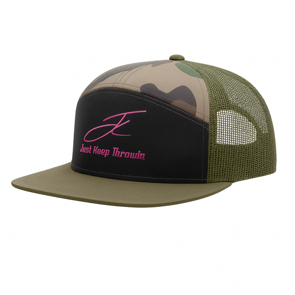 Richardson 7 Panel tri color trucker (logo/name)