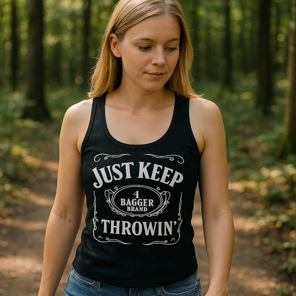 JD style Just Keep Throwin shirt(womens)