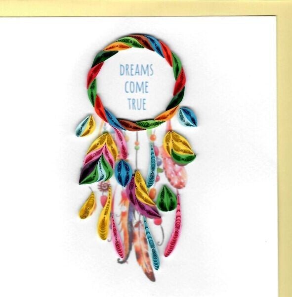 Quilling Card: Dreams come True