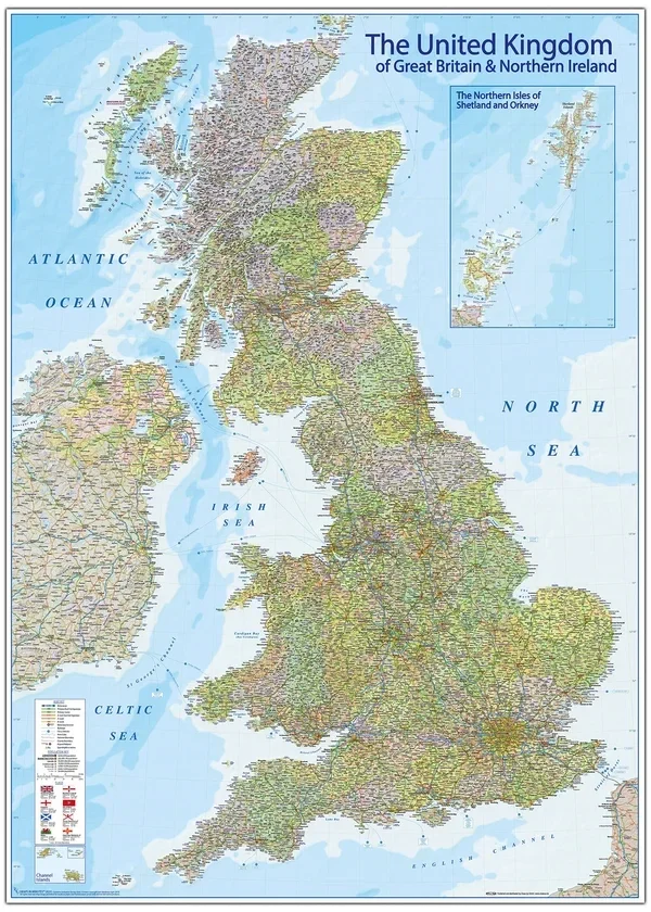 Premium Map United Kingdom / 2000