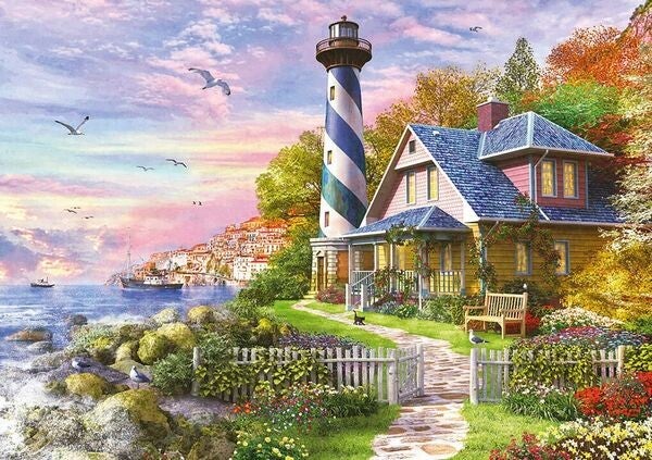 Davison: Lighthouse at Rock Bay