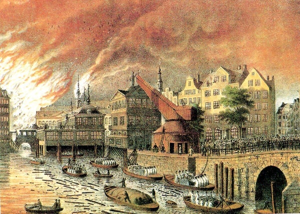 Hamburg Damals. Der große Brand / 99