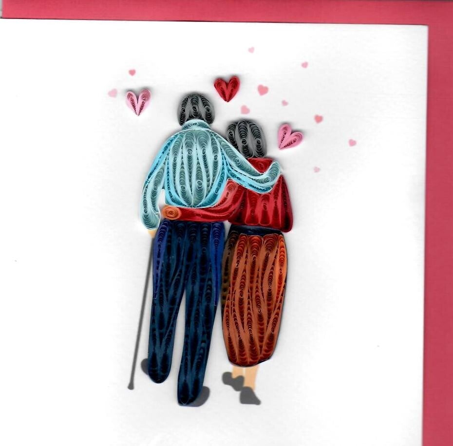Quilling Card: Gemeinsam