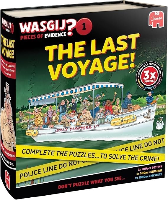 Wasgij PIECES OF EVIDENCE. 01 / 500 & 500 & 1000