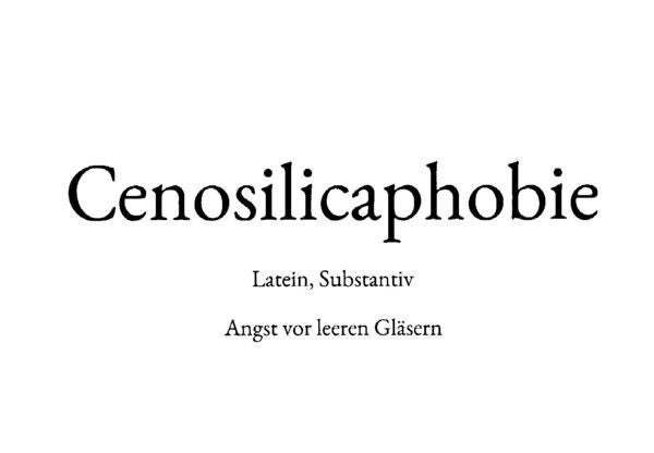 WS: Cenosilicaphobie