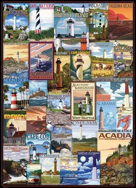 Vintage Posters: Lighthouses