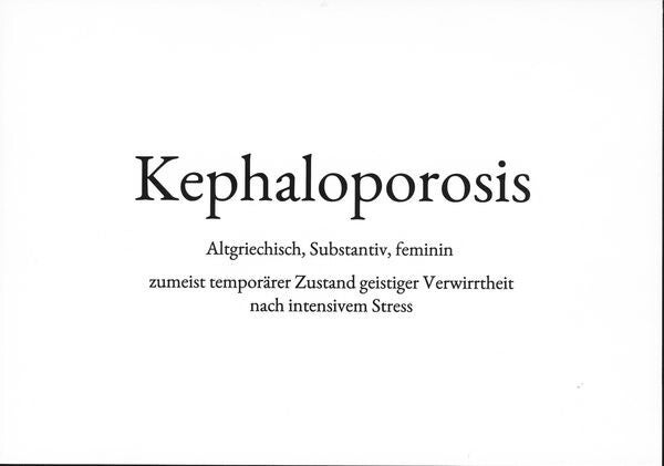 WS: Kephaloporosis