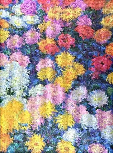 Monet: Chrysanthemums