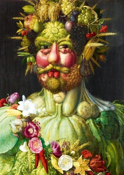 Arcimboldo: Rudolf II of Habsburg as Vertumnus