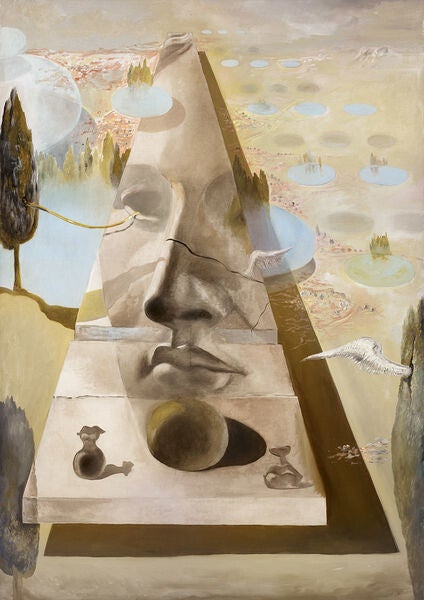 Dali: Apparition of the Visage of Aphrodite of Cnidos in a Landscape