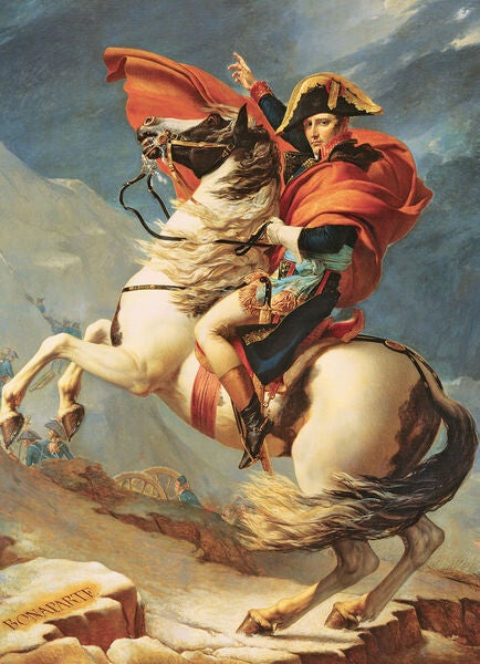David: Napoleon Crossing the Alps