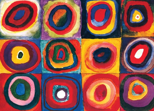 Kandinsky: Colour Study of Squares