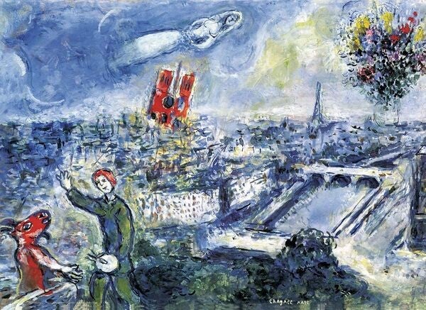 Chagall: View of Paris