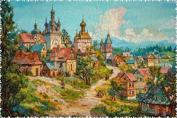 Reshetnikov: Serene Village Charm