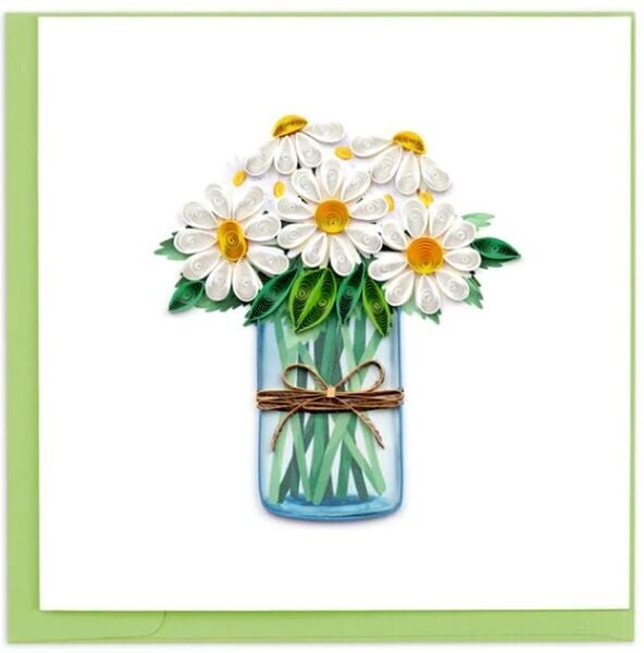 Quilling Card: Margeriten