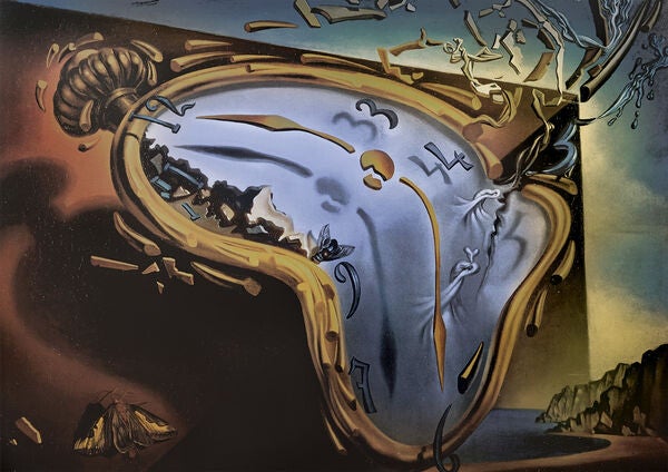 Dali: Soft Watch Exploding in 888 Particles after Twenty Years of Total Immobility