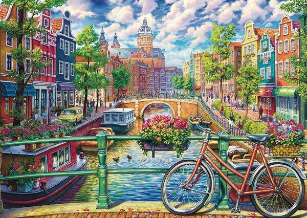 Amsterdamer Grachtenzauber / 1000