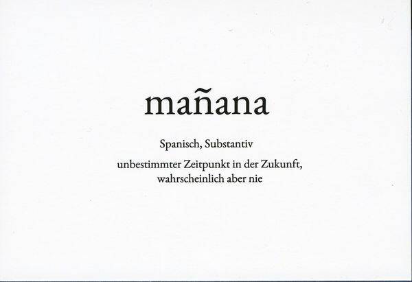 WS: manana