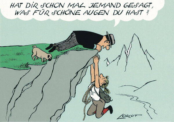 Loriot: Hat dir schon mal jemand gesagt, was für schöne Augen du hast?