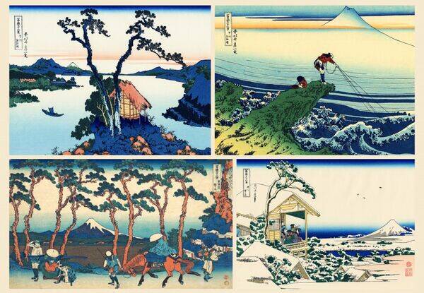 Hokusai: Collage / 1000