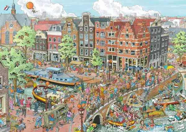 Fleroux: Cities of the World. Amsterdam / 1000